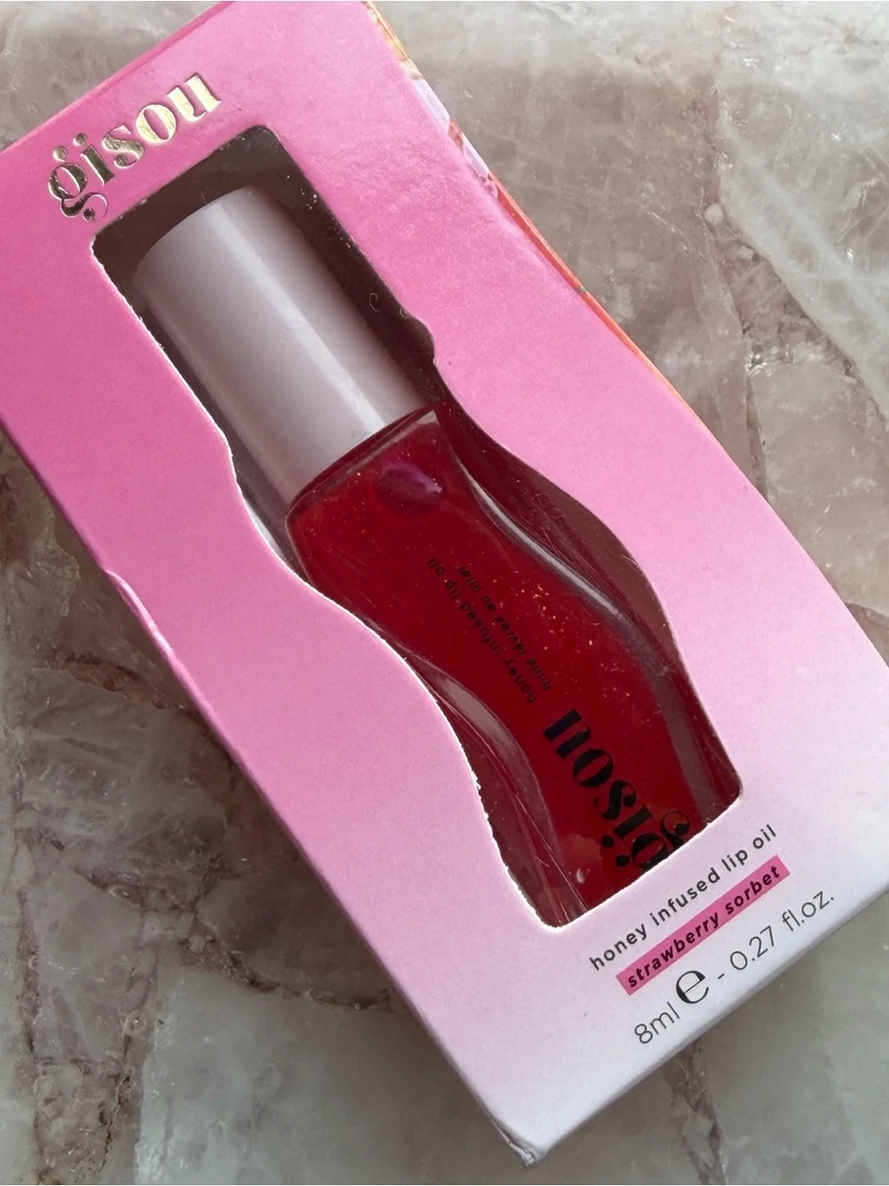 Gisou Honey Infused Lip Oil - Strawberry Sorbet